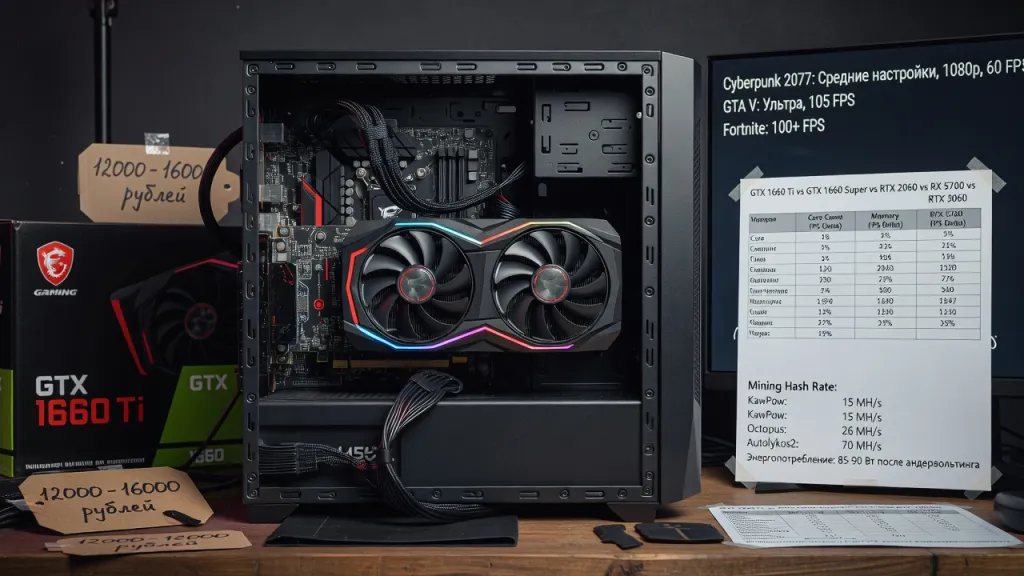 GTX 1660 Ti для майнинга и игр: стоит ли брать